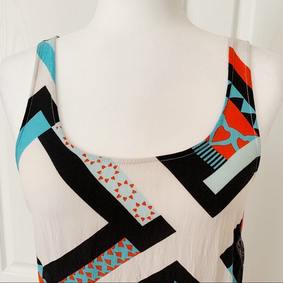 Something Else by Natalie Wood Abstract Pattern Dress Sz 4 - Picture 8 of 8